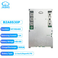 Батарея JKBMS Smart BMS 100A, 200A, 300a, 4S 6S, 7S, 8S, 12 В, 24 В, батарея 2A, Actice Blance RS485 HEAT CAN LifePO4 LTO, литий-ионная батарея BMS