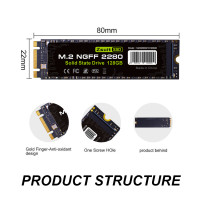 SSD-накопитель Z-suite M2 NGFF, 2280 дюйма, SATA3, 512 ГБ, 1 ТБ