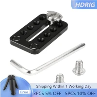 Универсальная верхняя пластина HDRIG с винтом 1/4-20 для установки клетки монитора камеры