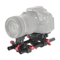 HDRiG Manfrotto стиль быстросъемная Базовая пластина комплект с 15 мм двойной стержневой системой для Manfrotto 577/ 501/ 504/701 штатив фотография