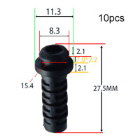 Резиновый соединитель для кабельной втулки 3/4/5 мм, 10 шт