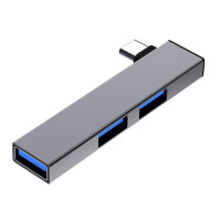 USB-разветвитель 3-в-1, 5,0 Гбит/с, OTG, USB 3,0/Type-C