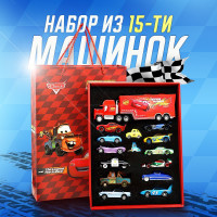 Набор игрушечных машинок Молния Маккуин 15 шт.