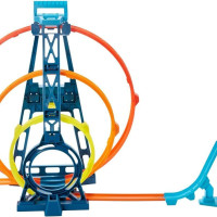 Набор игровой Hot Wheels Тройной круг Track Builder GLC96