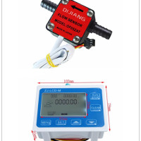 Расходомер для дизельного топлива, измеритель расхода с ЖК дисплеем