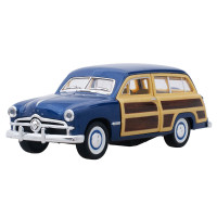 Машинка 1949 Ford Woody Wagon инерционная металлическая KT5402D коллекционная модель 1:40 подарок мальчику Kinsmart