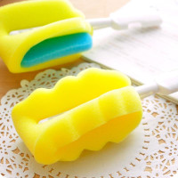 Кухонный инструмент для чистки стаканов, щетка с пластиковой ручкой для стаканов