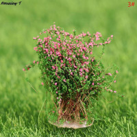 Миниатюрный цветочный горшок для кукольного домика