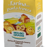 Мука Molino Grassi из мягких сортов пшеницы для свежей пасты La Farina per pasta fresca, Италия, 1000 г