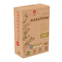 Макароны без глютена овсяные, макароны из муки овсяной цельнозерновой спирали МукаДаВода, 250 г