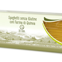 Макаронные изделия из киноа (без глютена) GranOro Senza Glutine № 472 "Spaghetti" 400 г