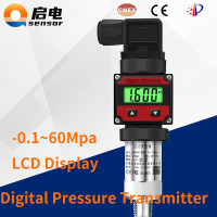 ЖК-цифровой датчик давления 4-20 мА 0-10 В M20 * Датчик давления 0-60 МПа прибор давления 24 В постоянного тока с 304SS