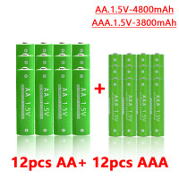 Щелочная батарея 4800 мАч aa перезаряжаемая батарея 1,5 в aa и aa перезаряжаемая батарея 3800 мАч для игрушек, фонариков мыши
