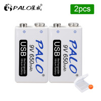 Аккумуляторная батарея 9 V 650mAh Micro USB 9 вольт 6F22