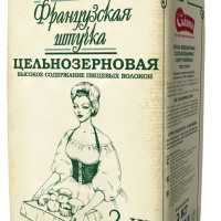 Мука Французская штучка Обойная, цельнозерновая, 2000 г