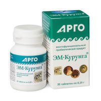 ЭМ-Курунга, Арго ЭМ-1 (г. Улан-Удэ), продукт метабиотический, таблетки, 30 шт