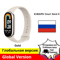 Смарт-часы Xiaomi Band 8, 5 АТМ, водонепроницаемый, 150 + спортивные режимы, сверхдолгий срок службы батареи, 16 дней