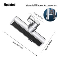 Многофункциональный смеситель для кухни «Водопад», поворот на 720 °, защита от брызг, усилитель, распылитель, удлинитель, универсальные аксессуары