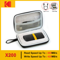 Портативный SSD-накопитель Kodak X200 Pro, USB 3,1, Type-C, 512 ГБ, 256 ГБ