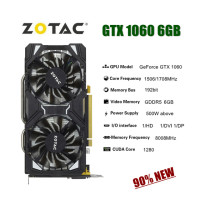 видеокарта ZOTAC GTX 1060 3 Гб 5 Гб 6 ГБ GTX1060 GDDR5 192 бит