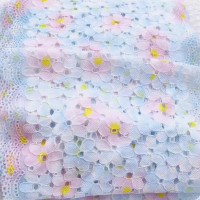 1 метр симпатичная макарун тянущаяся кружевная сетчатая аппликация 17,5 см ширина эластичное кружево отделка DIY подвязка для платья аксессуары