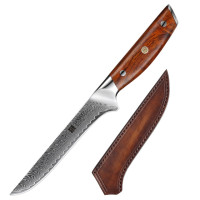 Кухонный нож XINZUO из дамасской стали
