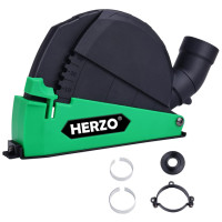 HERZO Универсальный кожух для удаления пыли на поверхности для угловой шлифовальной машины 115 мм/125 мм инструмент для сбора пыли