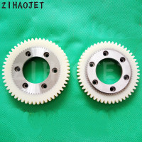 1 шт. Бесплатная доставка Для KBA Rapida 105 106 142 водяной ролик Шестерня 53 зубца 51 зубчатый Шестеренчатый шкив KBA печатная машина запасные части