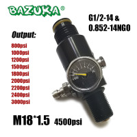 Новый клапан регулятора бака СО2 для сжатого воздуха M18 * 1,5 Air HPA 4500psi Выходное давление от 800psi до 3000psi бутылка-цилиндр для дайвинга