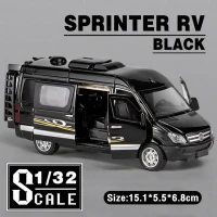 Миниатюрный металлический литой игрушечный автомобиль Sprinter RV