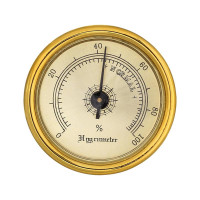 Латунный аналоговый гигрометр