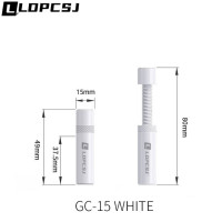 LDPCSJ GC-15 держатель для карт, белый вертикальный вращающийся Выдвижной кронштейн из алюминиевого сплава для настольного ПК, графического процессора