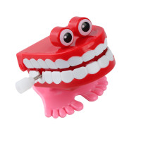 Забавные прыгающие зубы, креативная игрушка с заводным механизмом, подарок на Рождество для детей, забавные детские игрушки для мальчиков, обучающая игрушка
