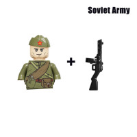 Конструктор военная армия WW2, мини-фигурки героев