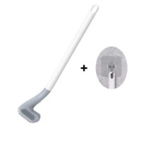 Силиконовая щетка для унитаза с крючком