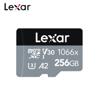 Карта памяти Micro SD Lexar 1066x, серия Silver, 64 ГБ, 128 ГБ, 256 ГБ, SDXC, высокоскоростная TF-карта V30, A2Memory для камеры 4K