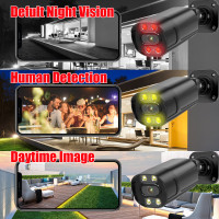 IP-камера видеонаблюдения USAFEQLO, 8 Мп, 4K, Poe, 5 МП, 4 МП, s, H.265