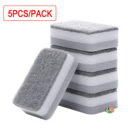 Двусторонняя губка для чистки посуды