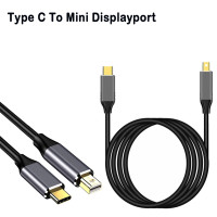 Кабель-адаптер USB C на Mini DP, 4K, 60 Гц, Type C(Thunderbolt 3) в Mini DisplayPort