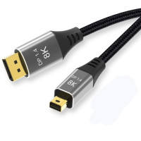 Кабель Mini DP к DisplayPort 8K DP1.4 двунаправленная передача DP к мини DisplayPort кабель 8K @ 60 Гц 4K @ 144 Гц для MacBook Air