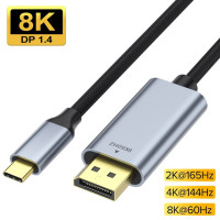 Кабель Usb C к Displayport 8K Type C к DP 1,4 кабель 8K 60 Гц 4K 144 Гц адаптер Thunderbolt 3/4 для Macbook Pro Samsung Huawei