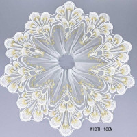 Кружево с 3D цветами