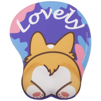 Эргономичный коврик для мыши EXCO с силиконовой подставкой для запястья, удобный коврик для мыши, нескользящий полиуретановый чехол для офисного компьютера, ноутбука