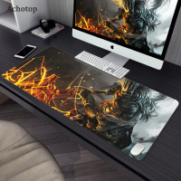 Большой компьютерный коврик для мыши Dark soul XXL 800x300 мм, крутой коврик для мыши, Настольный коврик для клавиатуры и ноутбука XL, Настольный коврик для игр
