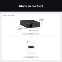 Стереоусилитель Hi-Fi Fosi Audio V3, 2*300 Вт, 2 канала, класс D, в ассортименте