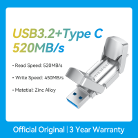 USB флеш-накопитель MOVESPEED 2 в 1, 520 Мб/с