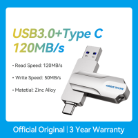 USB флеш-накопитель MOVESPEED 2 в 1 с поддержкой OTG, 64 ГБ, 128 ГБ, 256 ГБ, 512 ГБ, USB 3,0, 120 Мб/с