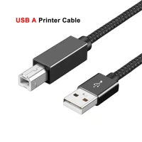 Кабель для принтера с разъемами типа C и USB A C