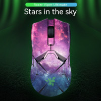 Для Razer Viper Ultimate беспроводная мышь ручная лента для скейта наклейка ручной работы Нескользящая Кожа Ящерицы впитывающий пот лазер diy Защита
