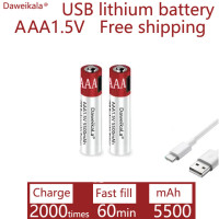 Зарядное устройство большой емкости 1,5 в AAA 5500 мАч USB